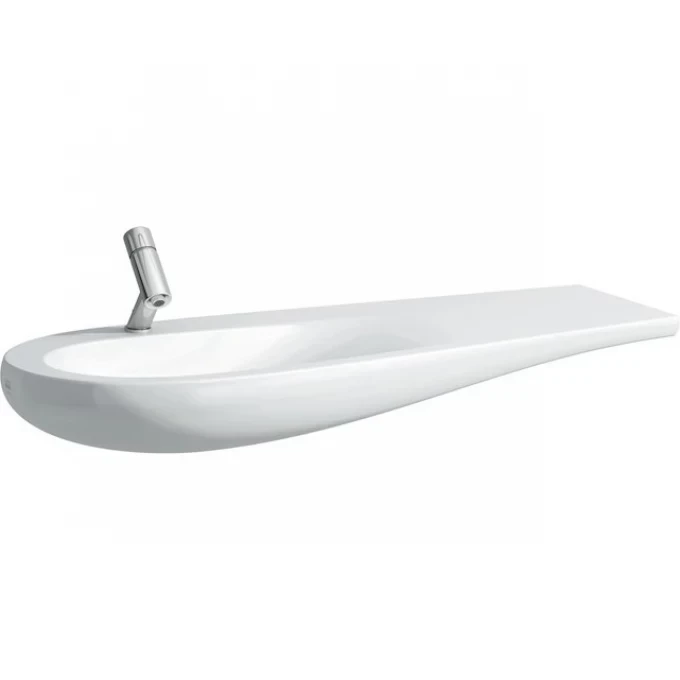 LAUFEN раковина-столешница 120x50 полочка справа, IL BAGNO ALESSI ONE - 8.1497.3.400.104.1