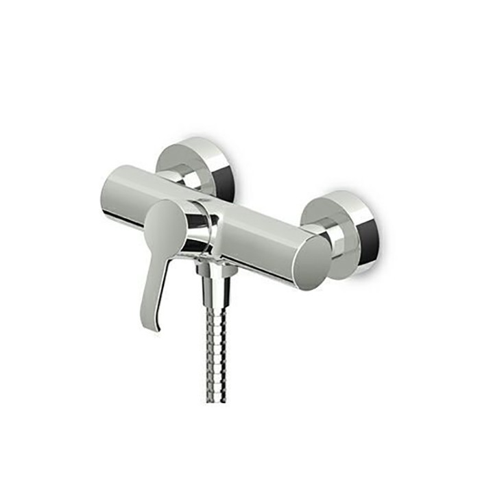 Zucchetti однорычажный смеситель для дуща, on, хром арт. zon106