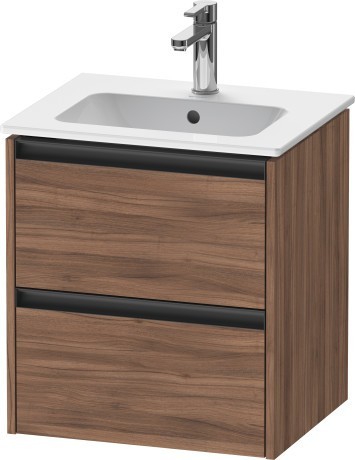 Duravit тумба подвесная под раковину 420 мм х 510 мм х 549 мм, ketho.2, k25261079790000 цвет: орех натуральный