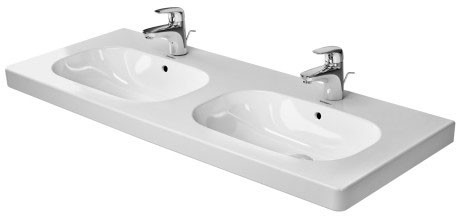Duravit раковина встраиваемая сверху 120х49 см, d-code, 03481200002 цвет: белый