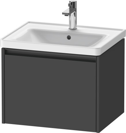 Duravit тумба подвесная под раковину 455 мм х 584 мм х 440 мм, ketho.2, k25081049490000 цвет: графит матовый