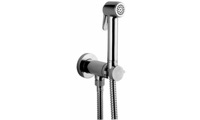 Bossini гигиенический душ с запорным краном e41004, paloma brass, хром арт. e41004b.030