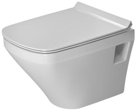 Duravit унитаз подвесной с вертикальным смывом, без сидения, безободковый, durastyle, 2571090000 цвет: белый