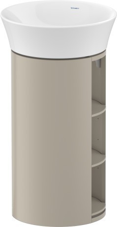 Duravit тумба напольная 750 мм х 410 мм, white tulip, wt423906060 цвет: серо - коричневый шелковисто - матовый