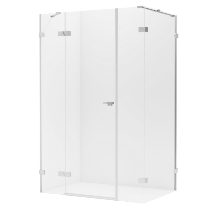 Душевое ограждение eventa plus l 150x100x200, New trendy Eventa chrome, хром арт. EXK-4569
