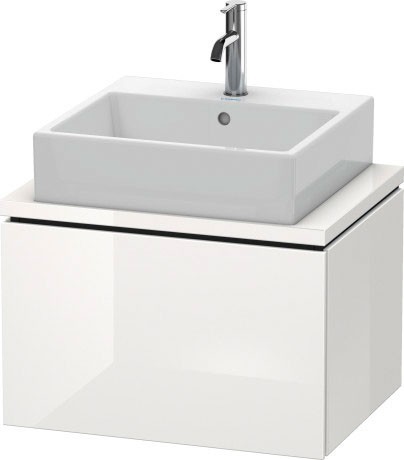 Duravit тумба подвесная для компактной консоли, l-cube, lc58008585 цвет: белый глянцевый