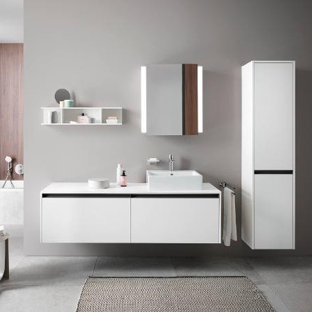 Duravit высокий шкаф с двумя дверцами петли справа 360 мм х 400 мм х 1760 мм, ketho.2, k21329r30300000 цвет: натуральный дуб