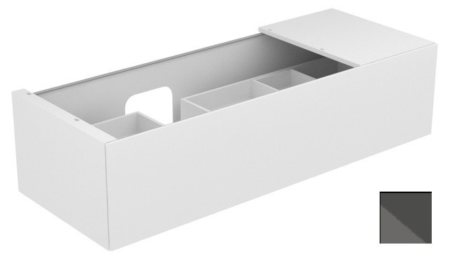 Keuco тумба подвесная под раковину слева с одним выдвижным фронтом, edition 11, антрацит арт. 31163 110000