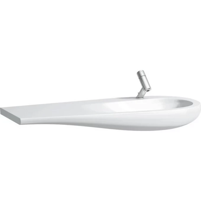 LAUFEN раковина-столешница 120x50 полочка слева, IL BAGNO ALESSI ONE - 8.1497.4.400.104.1