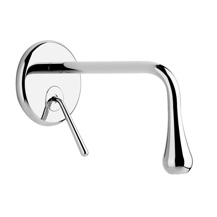 Gessi Встраиваемый однорычажный смеситель для раковины, излив 200мм, Goccia, 33684#031 цвет: хром