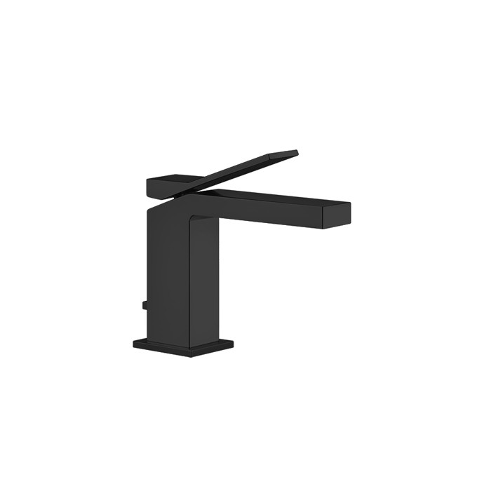 Gessi Смеситель для раковины на 1 отверстие, с донным клапаном, Rettangolo, 53001#299 цвет: black xl