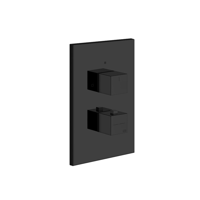 Gessi Смеситель для душа, встраиваемый, термостатический, подключение на 3/4”, Rettangolo, 20182#299 цвет: black xl