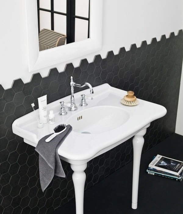 ArtCeram раковина для ванной комнаты, hel005 01 00 3f hermitage цвет: белый глянцевый