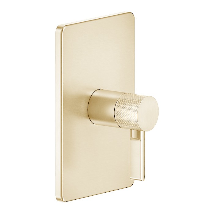 Gessi Смесителя для ванны, встраиваемый, на 1 источник, Inciso, 58061#246 цвет: золото