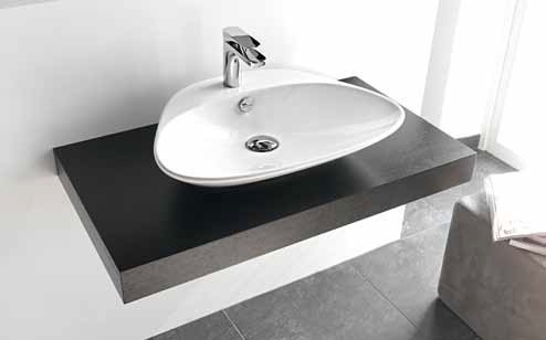 ArtCeram раковина (накладная), ptl001 01 00 plettro цвет: белый глянцевый