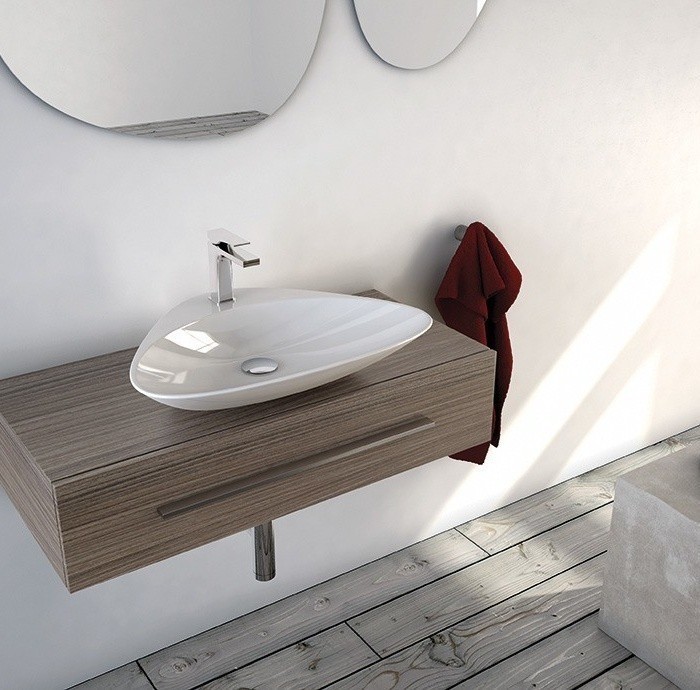 ArtCeram раковина (накладная), ptl001 01 00 plettro цвет: белый глянцевый