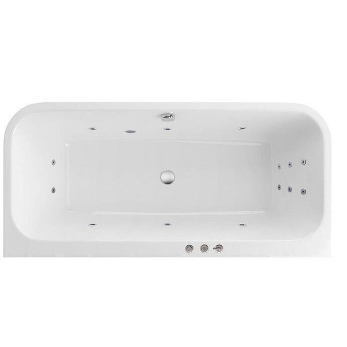 Пристенная ванна 180x85 smart, Excellent Arana, хром арт. WAEX.ARA18.SMART.CR