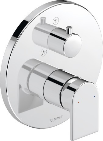 Duravit внешняя часть смесителя для душа диаметр 170 мм, tulum, tu4210012010 цвет: хром