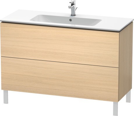 Duravit тумба напольная под раковину, l-cube, lc662807171 цвет: дуб средиземноморский