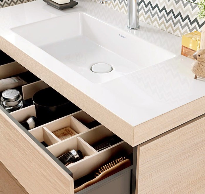 Duravit тумба напольная под раковину, l-cube, lc662807171 цвет: дуб средиземноморский