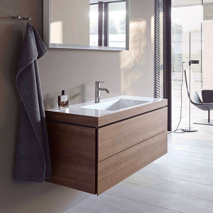 Duravit тумба подвесная под раковину, l-cube, lc 6278 7979 цвет: орех натуральный