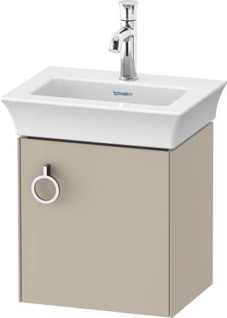 Duravit тумба подвесная правая 298 мм х 384 мм, с ручкой, white tulip, wt4250rh3h3 цвет: тёмно-серый глянцевый