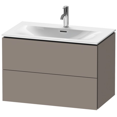 Duravit тумба подвесная под раковину, l-cube, lc630704343 цвет: базальт матовый