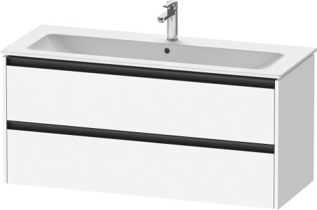 Duravit тумба подвесная под раковину 480 мм х 1210 мм х 550 мм, ketho.2, k25265018180000 цвет: gres pietra grey opaco