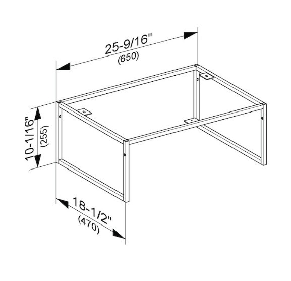 Keuco напольные ножки лак, plan, арт. 32998 180002