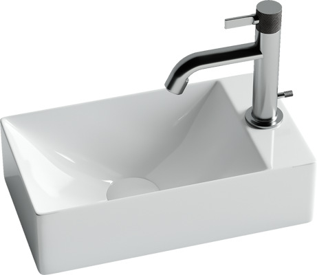 Ceramicanova раковина подвесная element, cn5007 цвет: белый