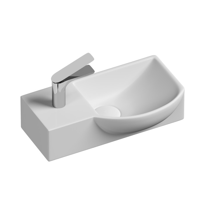 Ceramicanova раковина подвесная element, cn6039r цвет: белый