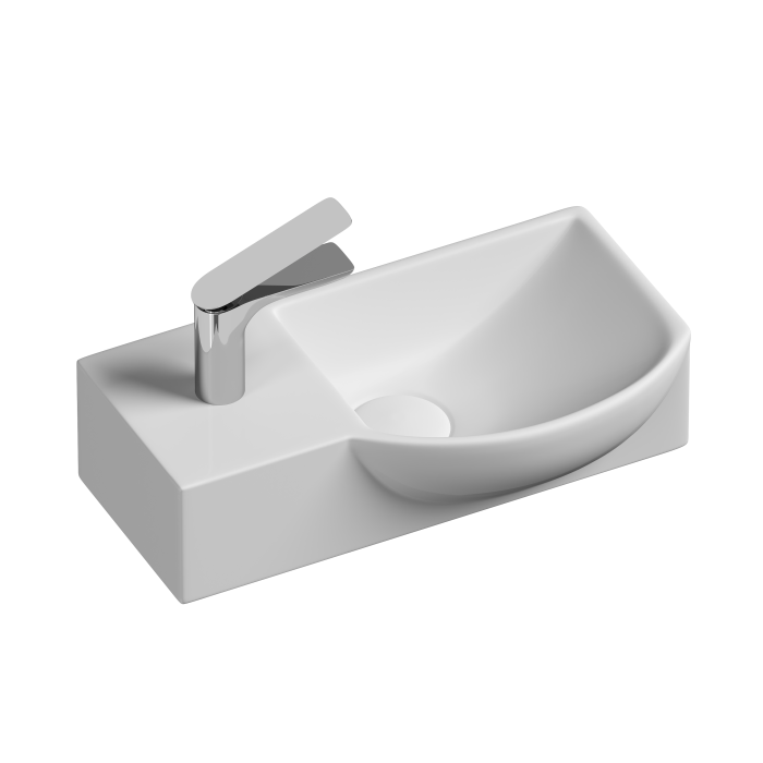 Ceramicanova раковина подвесная element, cn6039r цвет: белый