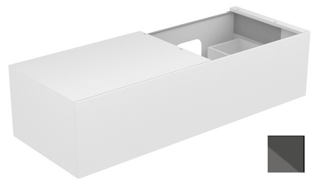 Keuco тумба подвесная под раковину справа с одним выдвижным фронтом, edition 11, антрацит арт. 31166 110000