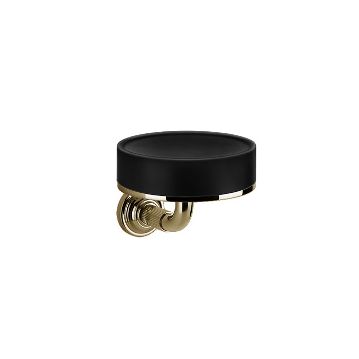 Gessi Мыльница подвесная, Venti20, 65402#710 цвет: черный, фурнитура brass pvd