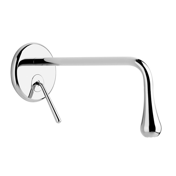 Gessi Встраиваемый однорычажный смеситель для раковины, излив 250мм, Goccia, 33686#031 цвет: хром