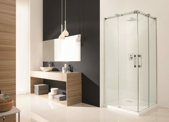 Radaway душевая дверь kdd 90 r профиль хром стекло прозрачное, Espera - 380151-01R