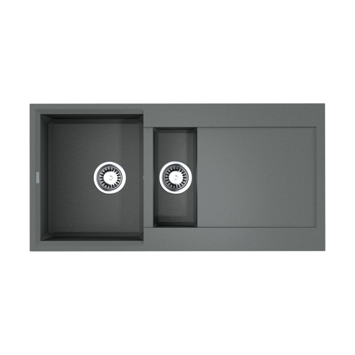 Omoikiri кухонная мойка Sakaime 100-2, leningrad grey арт. 4993562