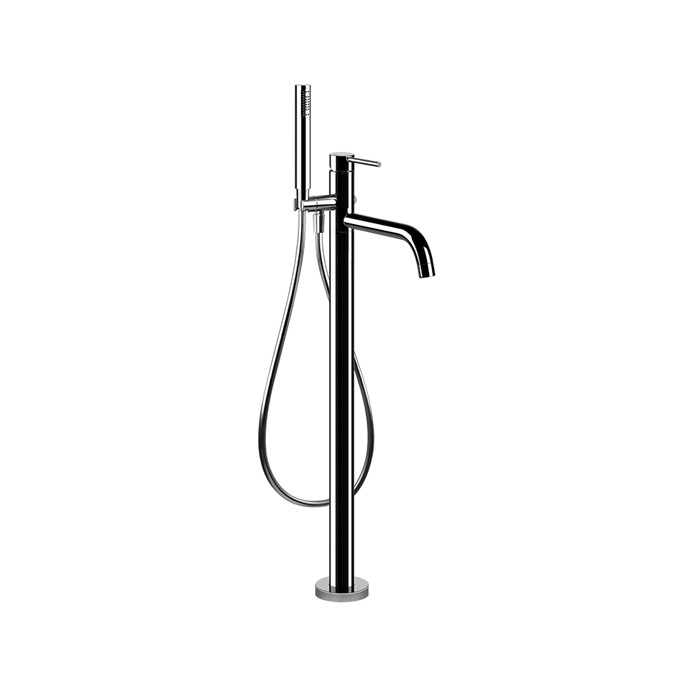 Gessi Смеситель для ванны, напольный, с душевой лейкой, Emporio Via tortona, 24943#031 цвет: хром