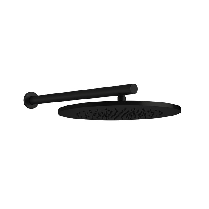Gessi Душевая головка шарнирная для настенного крепления на 1/2", d350мм, 316, 54148#299 цвет: black xl
