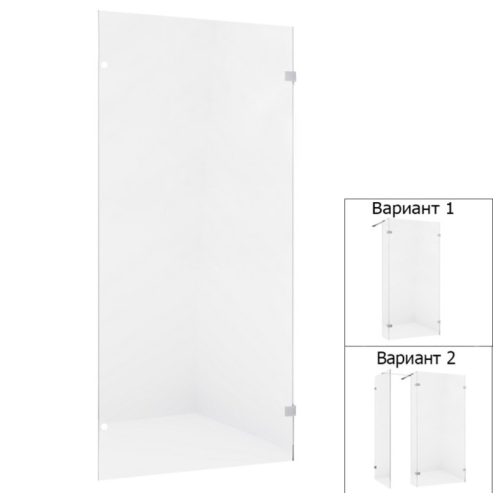 Душевое ограждение eventa стенка 1 80x200, New trendy Eventa chrome, хром арт. EXK-4630