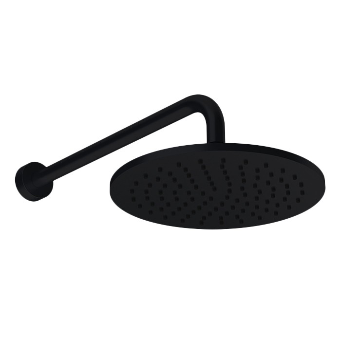 Gessi Верхний душ 25см., настенный, Origini, 66148#299 цвет: black xl