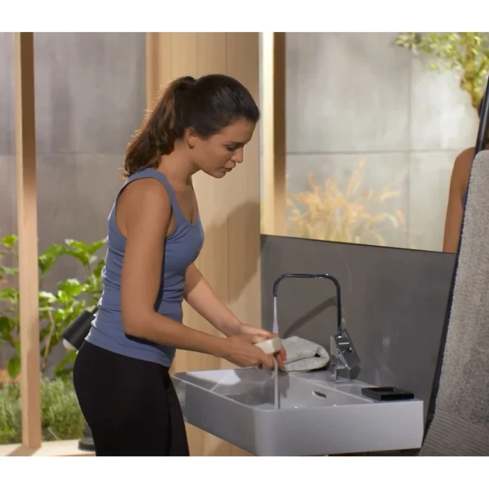 Hansgrohe смеситель для раковины с донным клапаном, Metropol, хром арт. 74511000