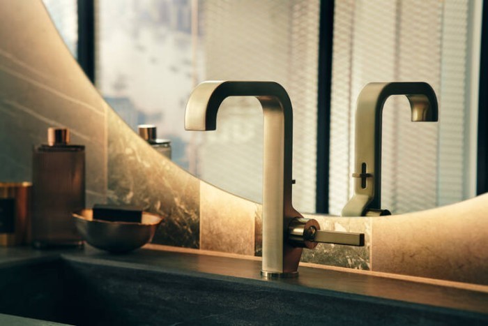 AXOR смеситель для раковины, с тонкой рукояткой, Citterio, золото арт. 39034250