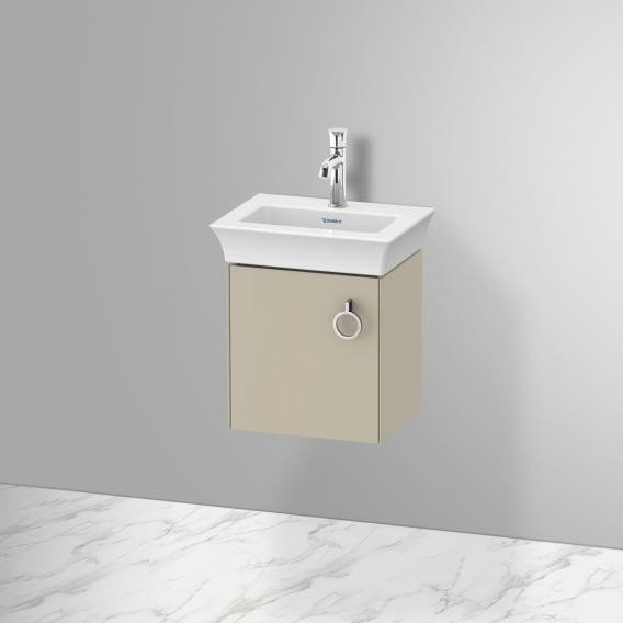 Duravit тумба подвесная левая 298 мм х 384 мм, с ручкой, white tulip, wt4250lh3h3 цвет: тёмно-серый глянцевый