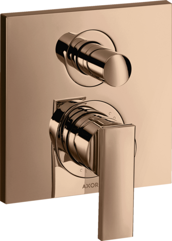 AXOR смеситель для ванны, скрытого монтажа, Citterio, красное золото арт. 39457300