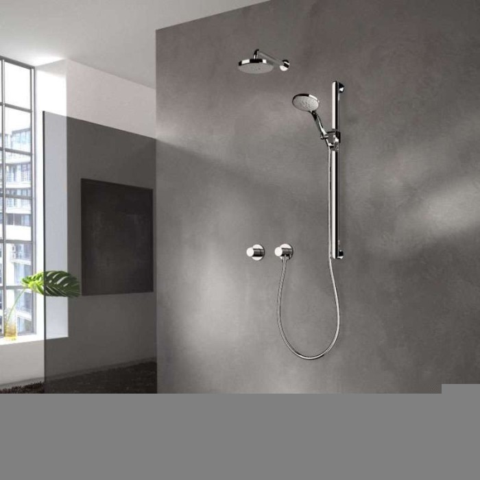 Keuco запорный вентиль с переключателем на 2 потребителя с выводом для шланга, ixmo, хром арт. 59557 011101