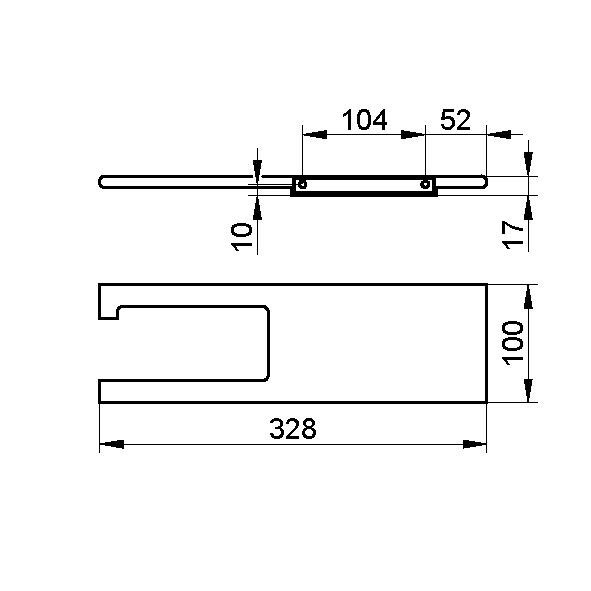 Keuco держатель туалетной бумаги, edition 400, арт. 11573 170000