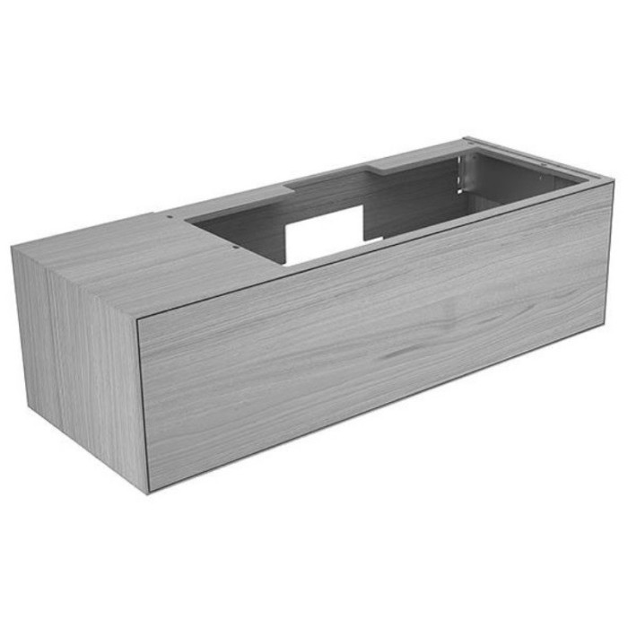 Keuco тумба под умывальник, 1400х400х535 мм отверстие справа 1 ящик фасад и, edition lignatur, арт. 33351 800211