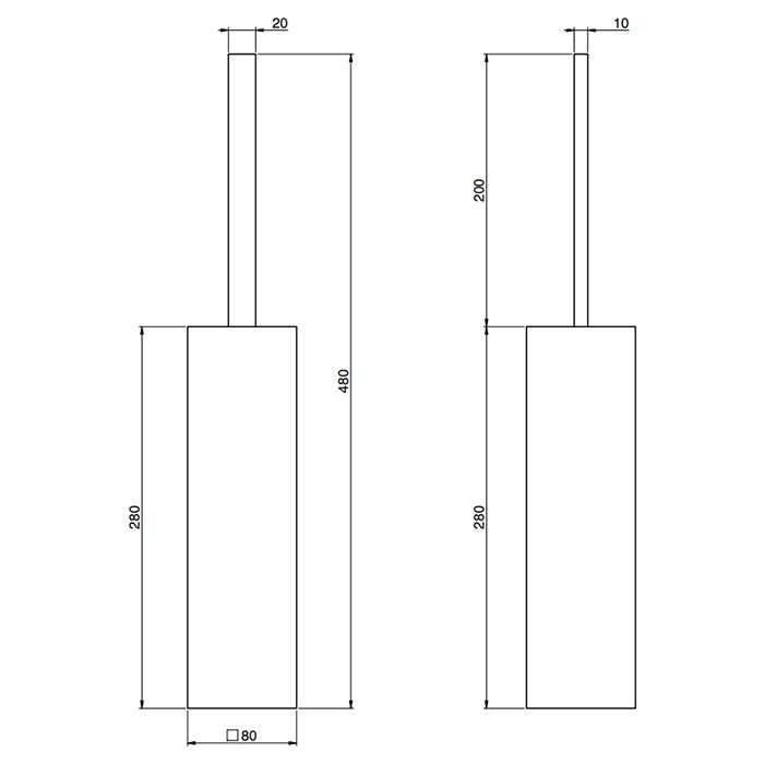 Fima Carlo Frattini туалетный ёршик, напольный, accessori, золото арт. f6026/3or