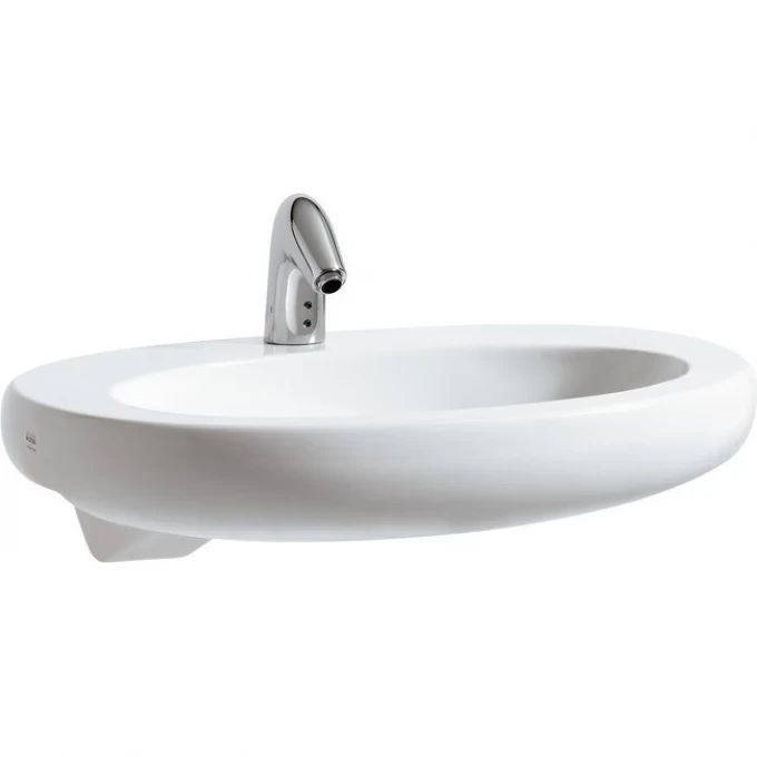 LAUFEN раковина полувстраиваемая 75x52, IL BAGNO ALESSI ONE - 8.1897.2.400.104.1